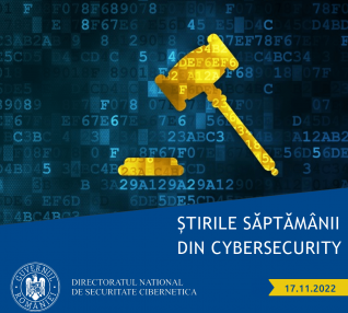 Știrile săptămânii din cybersecurity (17.11.2022) 